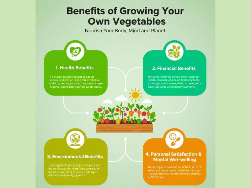 Benefits of Growing Vegetables